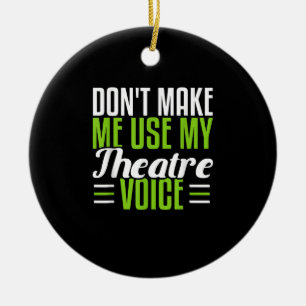 Décoration En Céramique Actrice dramatique de l'Acteur dramatique de Broad