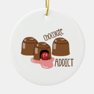 Décoration En Céramique Addict au chocolat