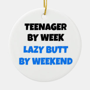 Décoration En Céramique Adolescent par Week Lazy Butt par Weekend