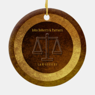 Décoration En Céramique Adorable cadeau d'avocat  Scales de justice