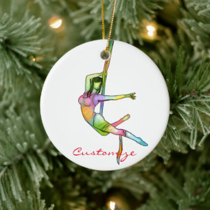 Décoration En Céramique Aerial Fitness Yoga Thunder_Cove
