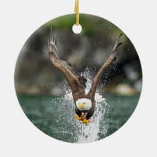 Décoration En Céramique Aigle Bald Le Gros Catch