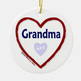 Décoration En Céramique Aimez ma grand-mère