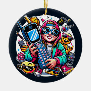 Décoration En Céramique Aire de jeu Retro Tech : une nostalgique Odyssée d