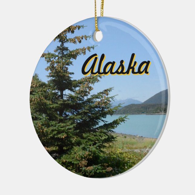 Décoration En Céramique Alaska. La dernière frontière. (Gauche)
