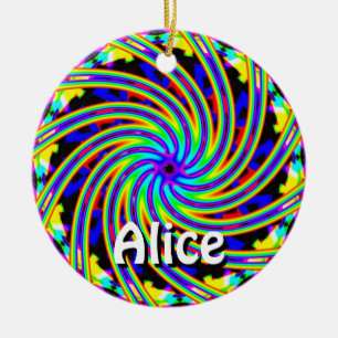 Décoration En Céramique Alice (Changer les mots)