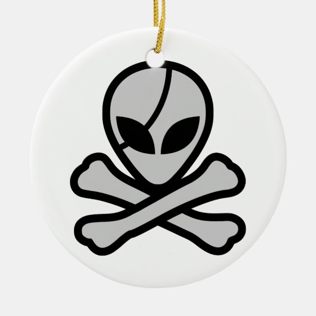 Décoration En Céramique Alien Pirate (Devant)