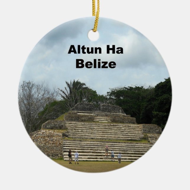 Décoration En Céramique Altun Ha, Belize (Devant)