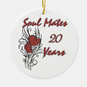 Décoration En Céramique Âme s?ur 20 ans