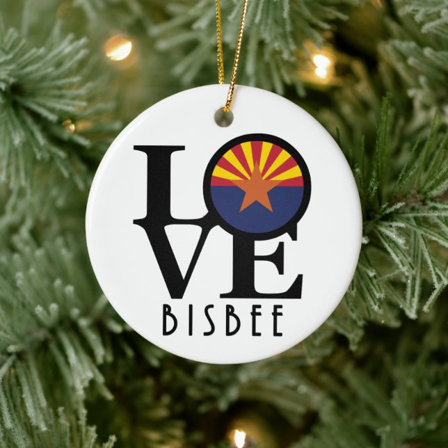 Décoration En Céramique AMOUR Bisbee Arizona (Arbre)