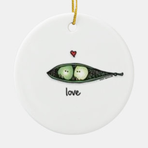 Décoration En Céramique Amour de Peapod