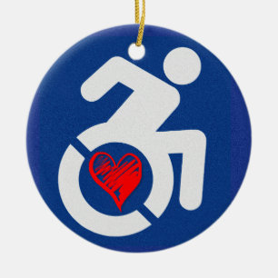 Décoration En Céramique Amour Handicap