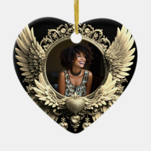 Décoration En Céramique Amour Mémoire Photo Memorial Diamond Look