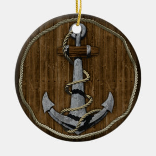 Décoration En Céramique Ancre