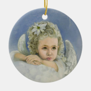 Décoration En Céramique Ange de Noël