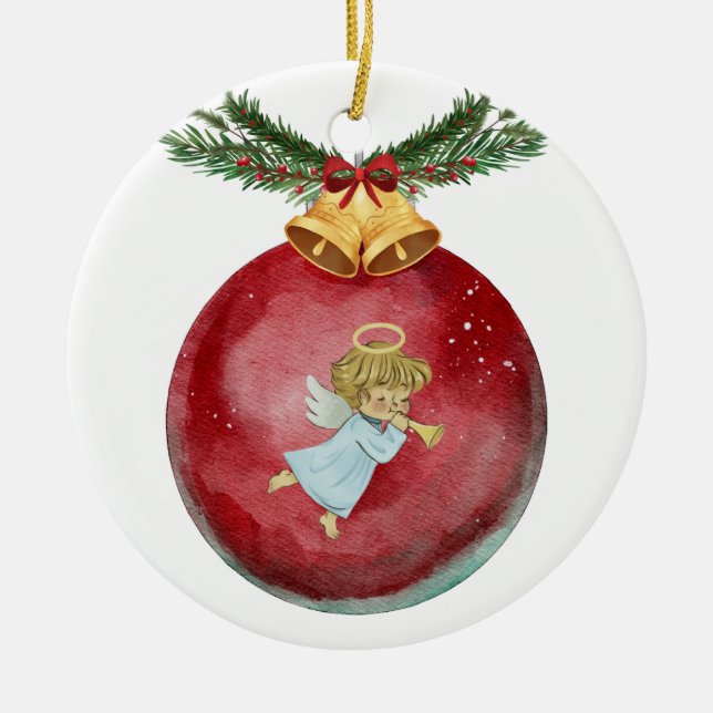 Décoration En Céramique Angel (Devant)