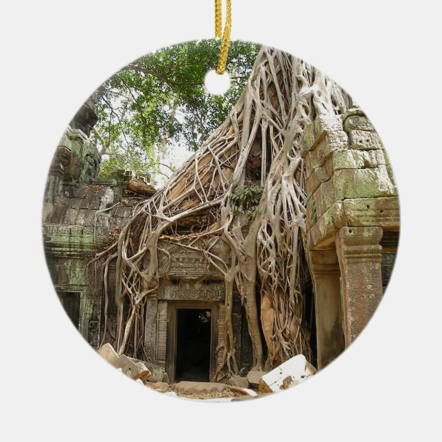 Décoration En Céramique Angkor Vat Cambodge (Devant)