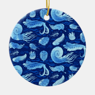 Décoration En Céramique Animaux marins : Trilobites, Anomalocaris...