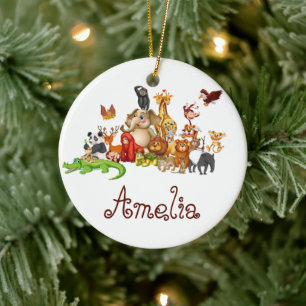Décoration En Céramique Animaux pour enfants personnalisés 