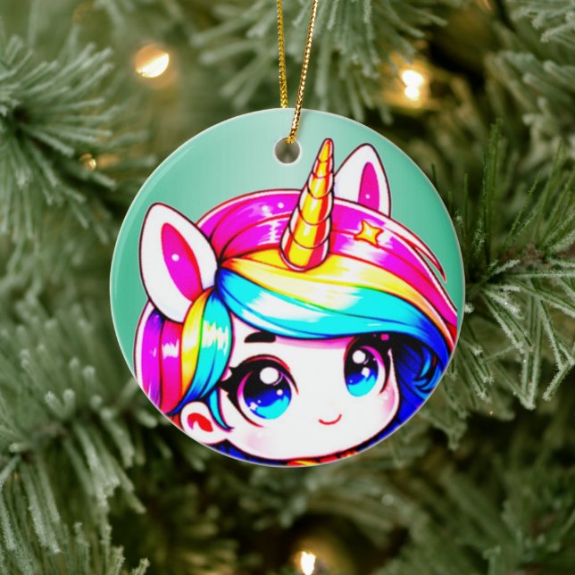 Décoration En Céramique Anime Unicorn Kids (Arbre)