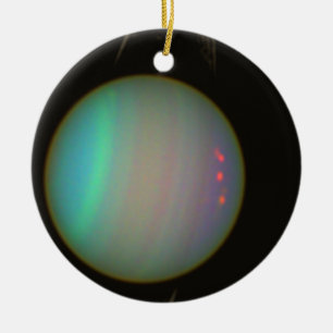 Décoration En Céramique Anneaux et lunes entourant Uranus