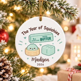 Décoration En Céramique Année de Noël des enfants Squishies