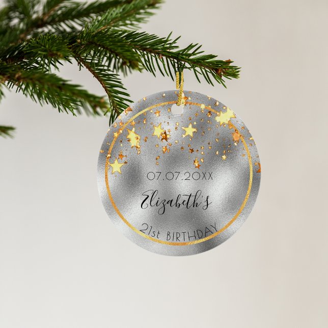 Décoration En Céramique Anniversaire or brillant étoiles amis (Créateur téléchargé)