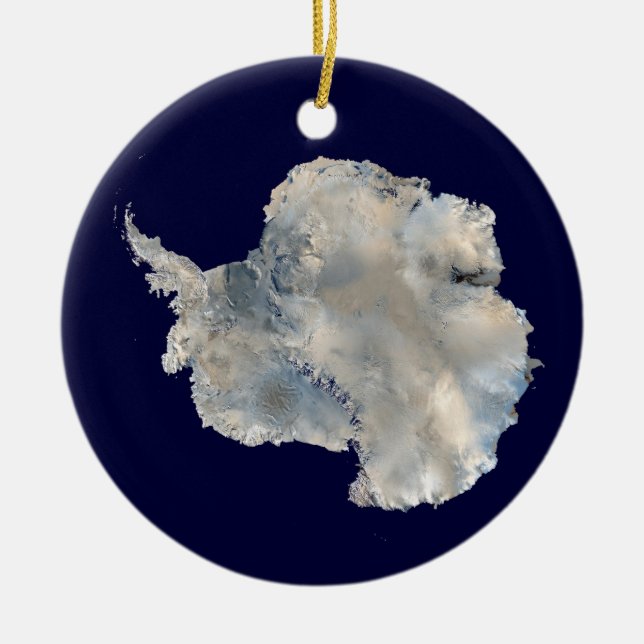 Décoration En Céramique Antarctique (NASA Blue Marble Imagery) (Devant)