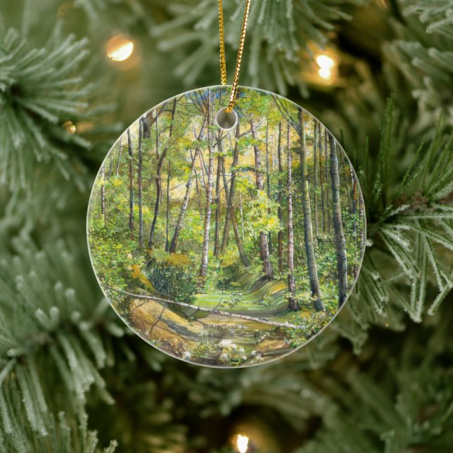 Décoration En Céramique aquarelle (Arbre)