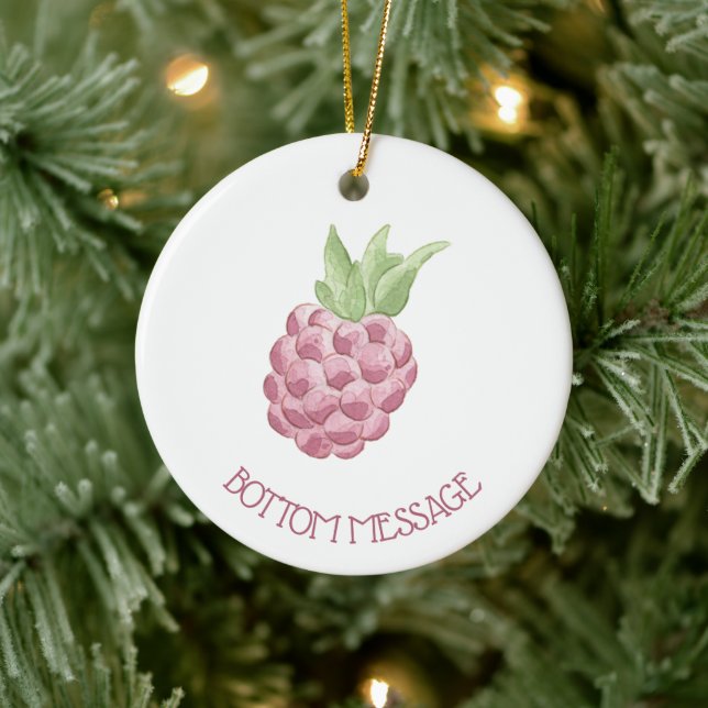 Décoration En Céramique Aquarelle Raspberry (Arbre)