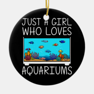 Décoration En Céramique Aquarium Drôle Pour Les Filles Enfants Poisson Ama
