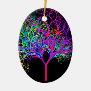Décoration En Céramique Arbre au néon impressionnant