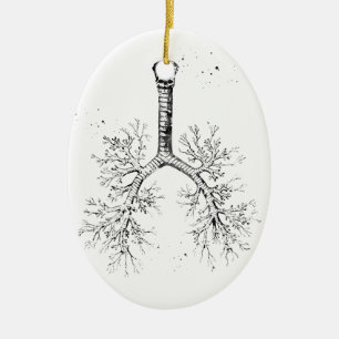 Décoration En Céramique Arbre bronchique