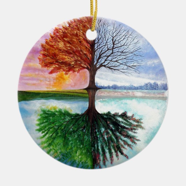 Décoration En Céramique Arbre de la vie (Devant)