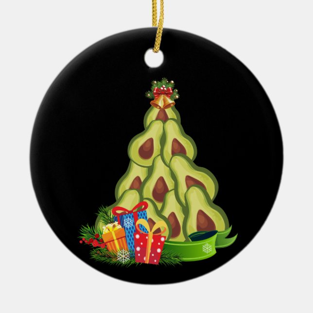 Décoration En Céramique Arbre de Noël Avocado - Avocat (Devant)