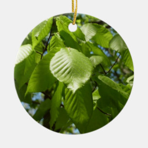 Décoration En Céramique Arbre vert Feuille à bouleau printanier