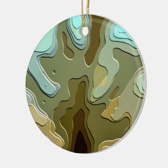 DÉCORATION EN CÉRAMIQUE ARBRES (Gauche)