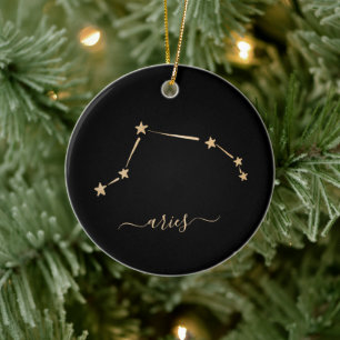 Décoration En Céramique Aries Constellation Ceramic Ornament