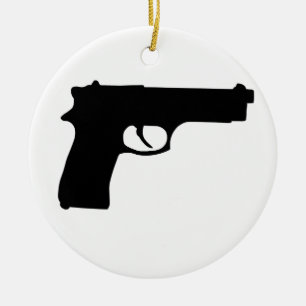 Décoration En Céramique Arme à feu