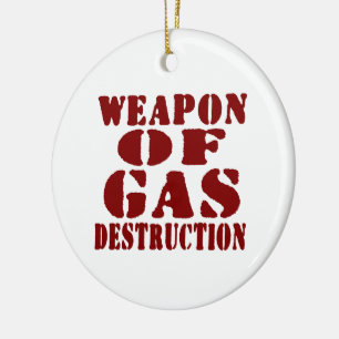 Décoration En Céramique Arme De Destruction Du Gaz