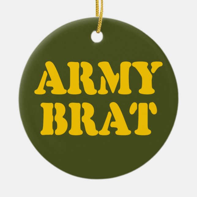 DÉCORATION EN CÉRAMIQUE ARMÉE BRAT (Devant)