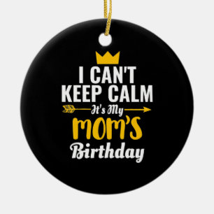 Décoration En Céramique Art Mère   C'est mon anniversaire