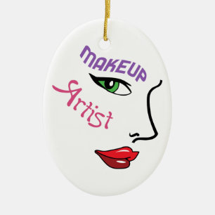 Décoration En Céramique Artiste de maquillage