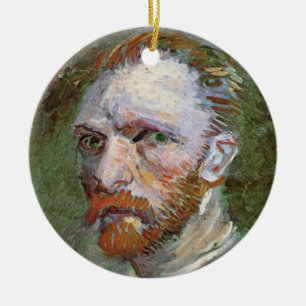 Décoration En Céramique Autoportrait de Vincent van Gogh, Beaux-arts vinta