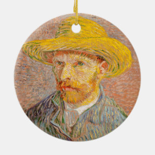 Décoration En Céramique Autoportrait impressionniste de Vincent Van Gogh