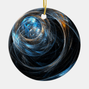 Décoration En Céramique Autour du monde l'ornement du Cercle d'Art Abstrai