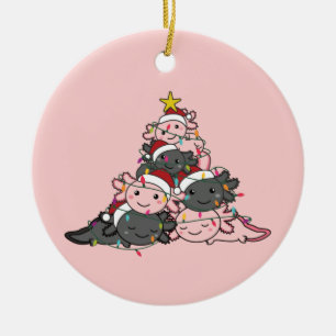 Décoration En Céramique Axolotl arbre de Noël drôle animal Noël Adul