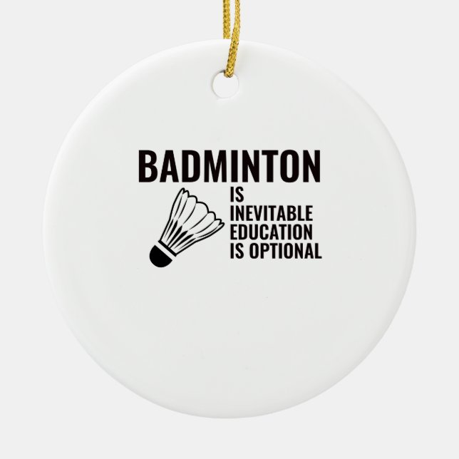 Décoration En Céramique badminton (Devant)