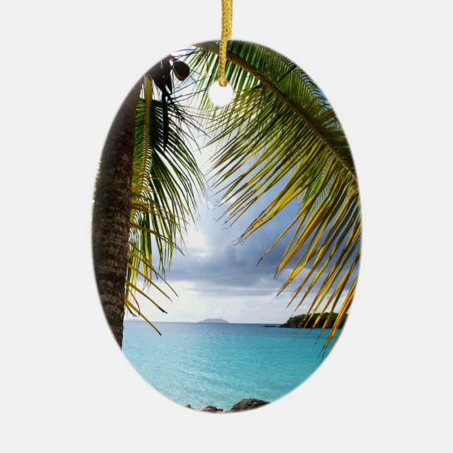 Décoration En Céramique Baie de cannelle, St John USVI (Devant)