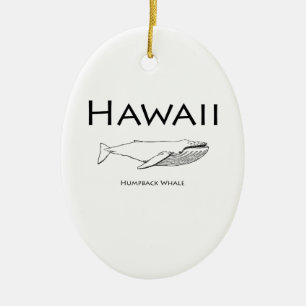 Décoration En Céramique Baleine de bosse d'Hawaï